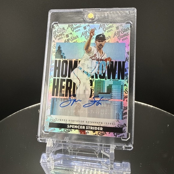 Other - 2025 Topps All-Star Spencer Strider Homegrown Heroes #HHA-SST  Autographed /50